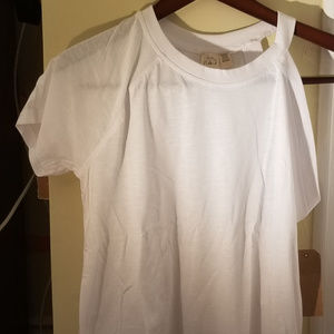 RAG - White One Sleeve Top - NWT